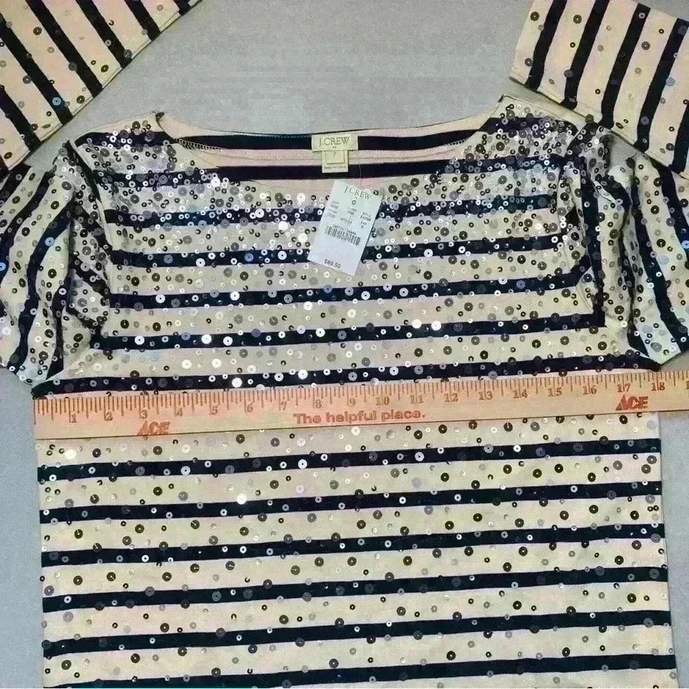 J. Crew Woman’s Sequin Top. NWT. Size S
